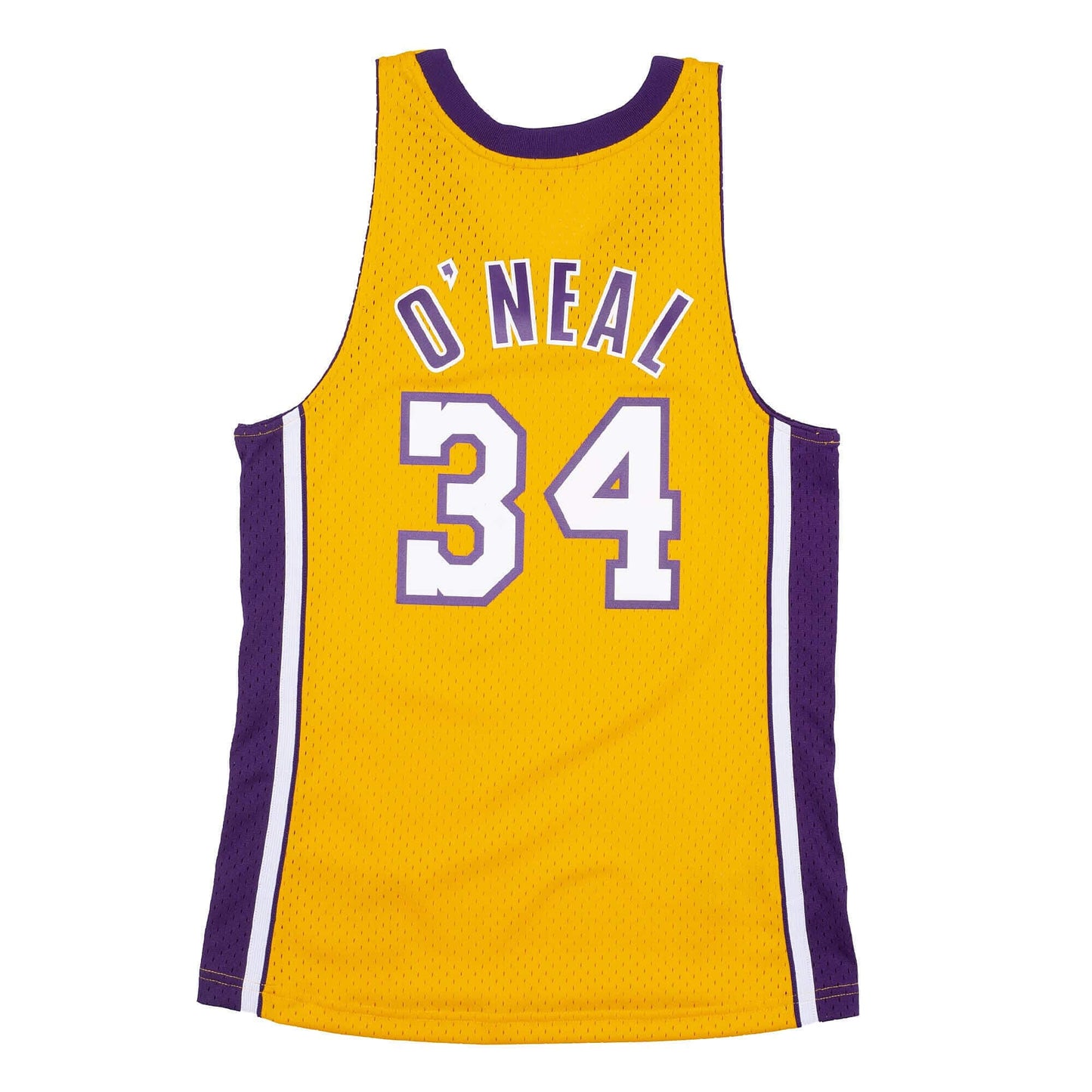 Mitchell & Ness NBA Womens Swingman Jersey LOS ANGELES LAKERS SHAQUILLE O'NEAL LIGHT GOLD
