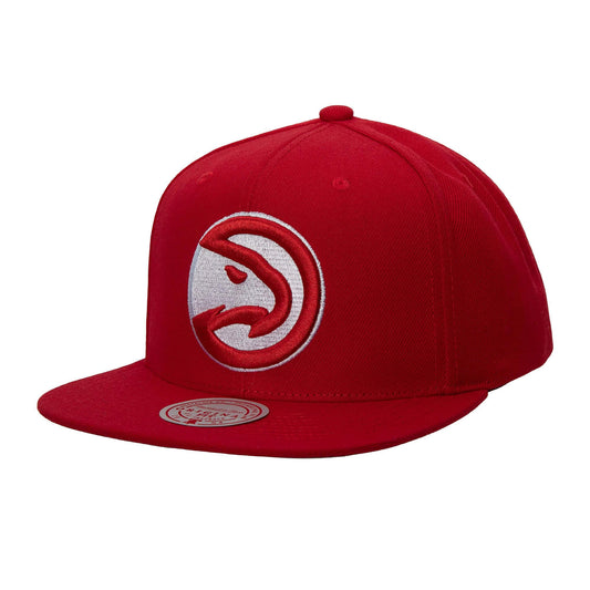 Mitchell & Ness Team Ground 2.0 Snapback ATLHAW - red