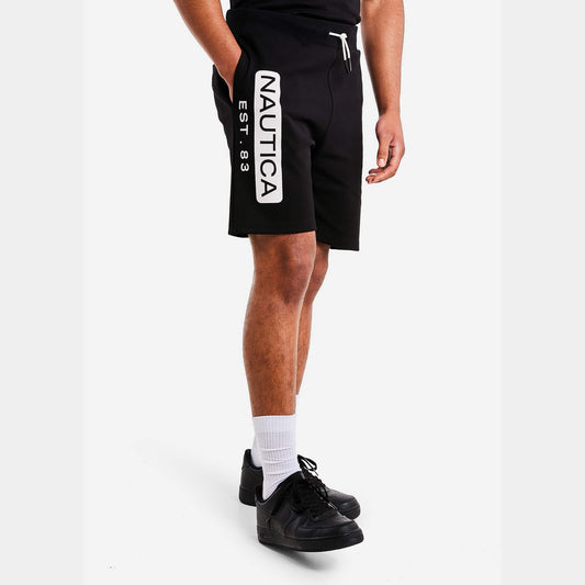 Šortky Nautica Hampton 7.5” Fleece Short čierne