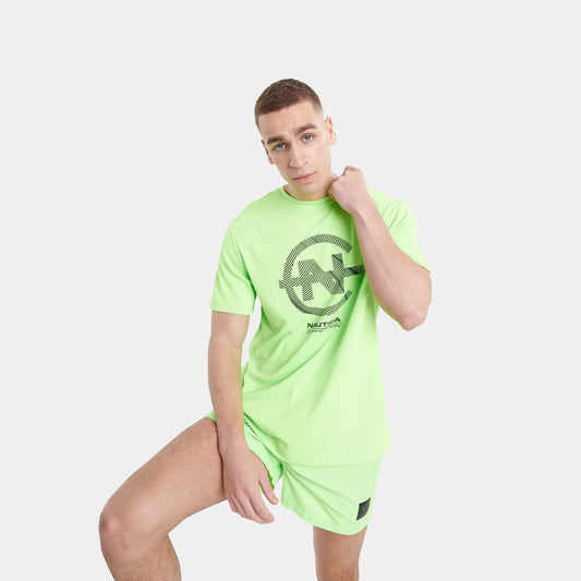Nautica Mbuna T Shirt Neon Green