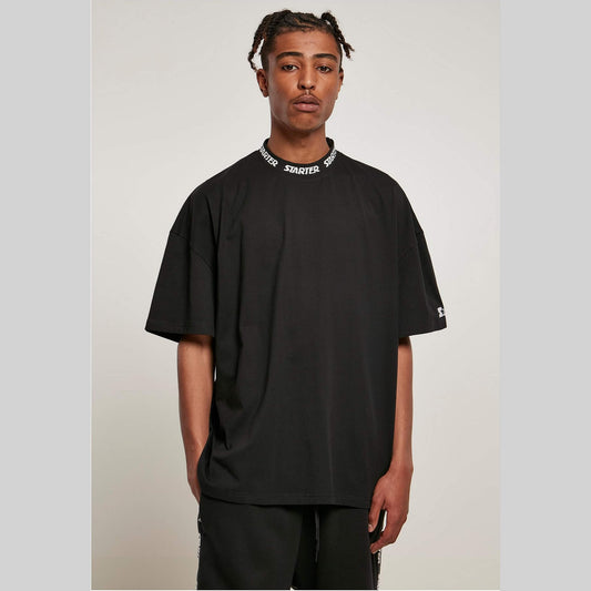 Starter Jaquard Rib Tee black