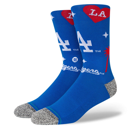 Ponožky STANCE MLB Los Angeles Dodgers LANDMARK modré