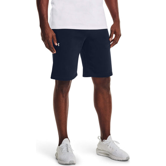 Šortky Under Armour Men's UA Rival Fleece Shorts tmavomodrá
