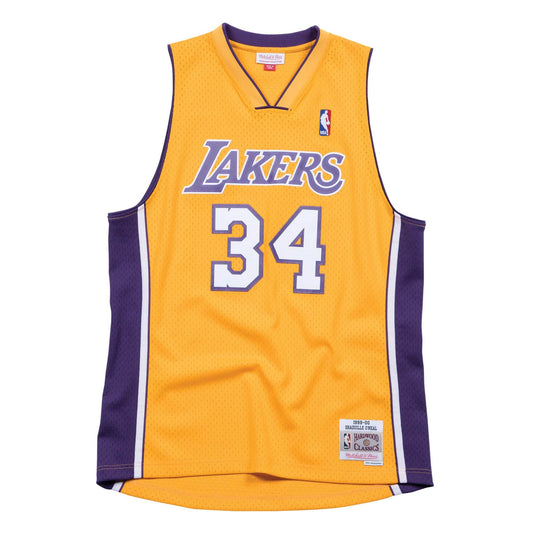 Mitchell & Ness NBA Swingman Jersey Shaquille O'Neal Los Angeles Lakers Light Gold