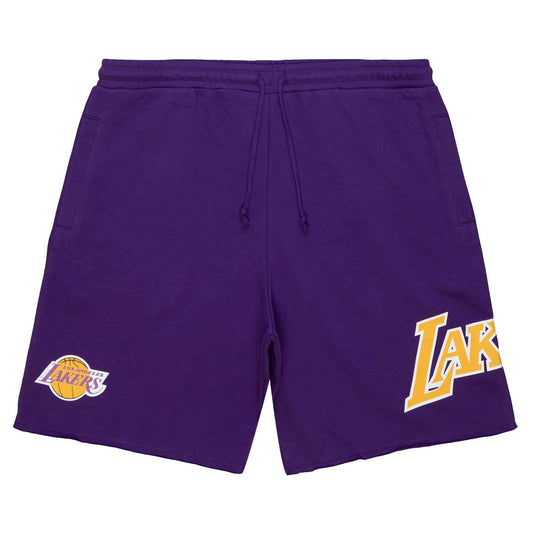 Mitchell & Ness NBA Game Day FT Shorts Los Angeles Lakers Purple