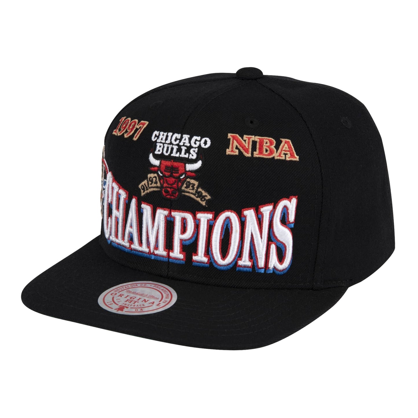 Mitchell & Ness NBA 97 Champions Snapback HWC Chicago Bulls Black