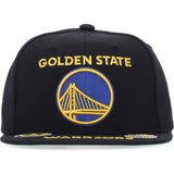 Mitchell & Ness NBA Front Loaded Snapback Golden State Warriors Black