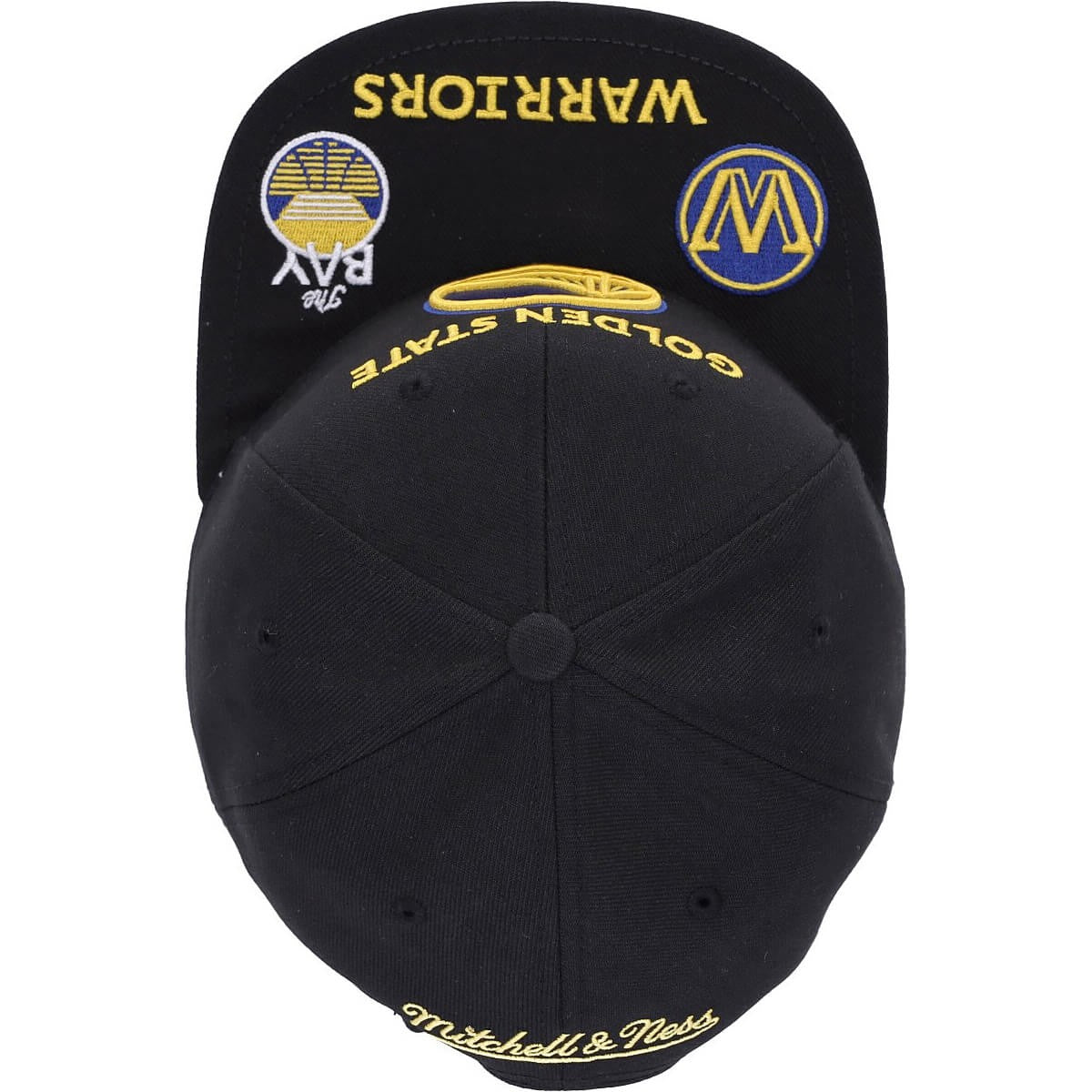 Mitchell & Ness NBA Front Loaded Snapback Golden State Warriors Black
