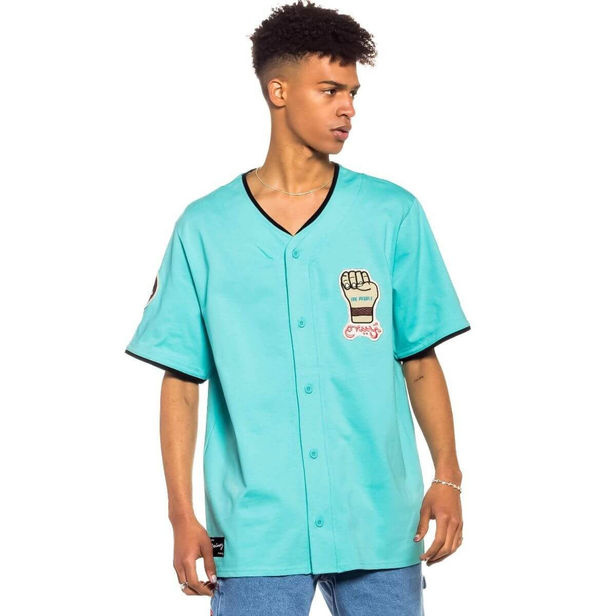GRMY GRIMEY WEAR DAY DREAMER BASEBALL JERSEY BLUE