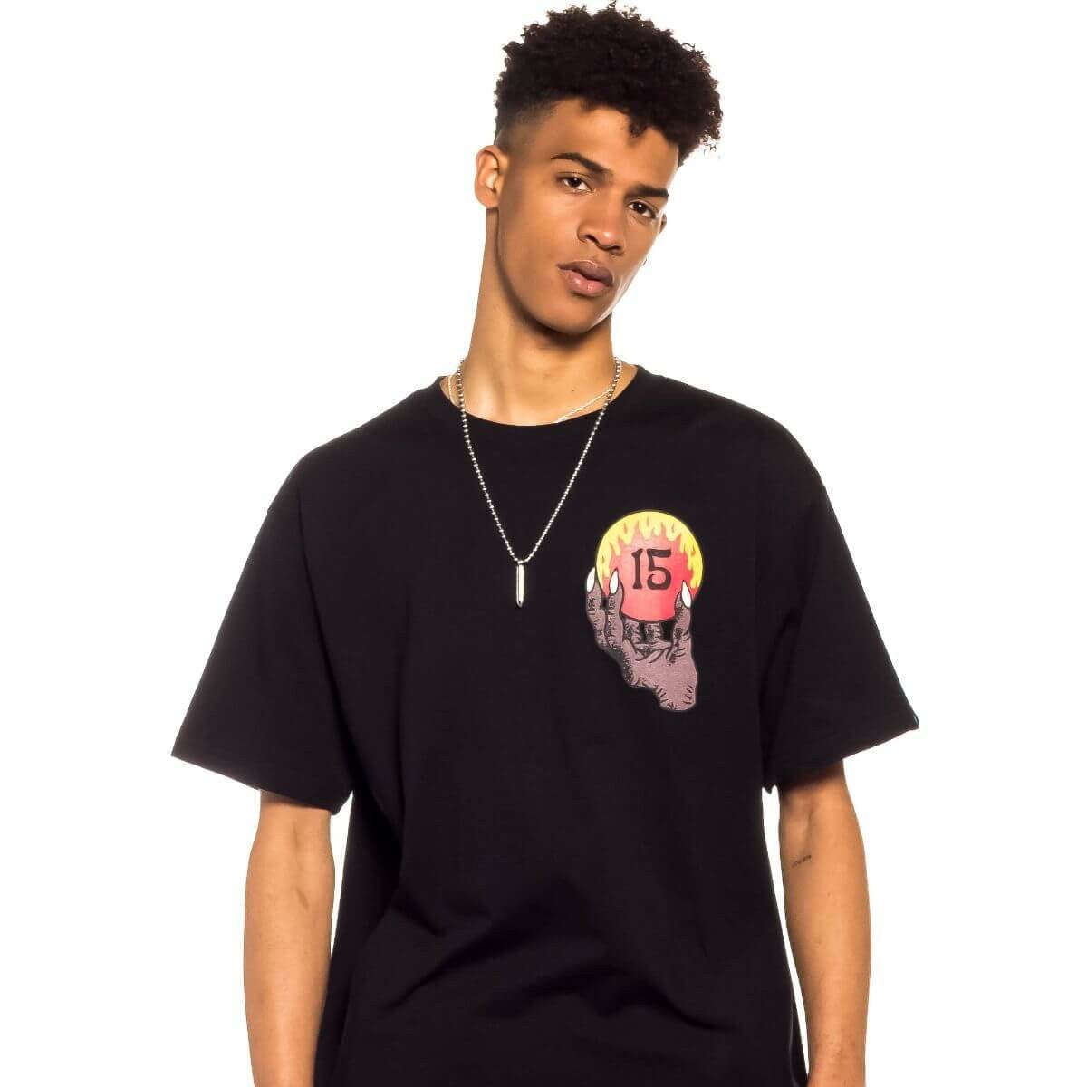 Prívesok GRMY GRIMEY WEAR GLORIFIED BULLET NECKLACE strieborný