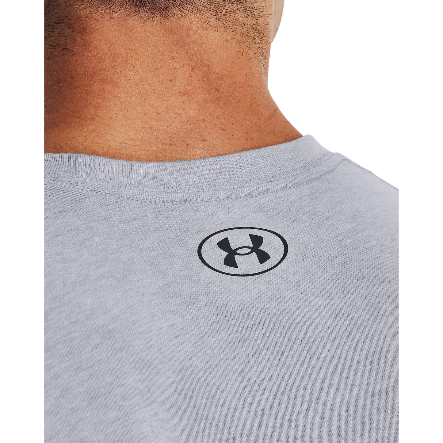 Under Armour tričko Basketball Branded Wordmark Short Sleeve Grey