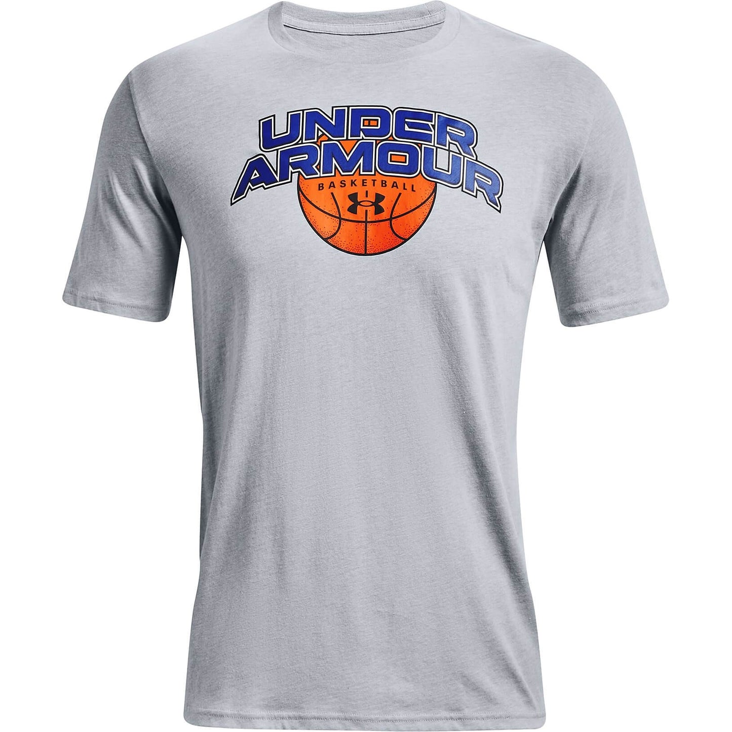 Under Armour tričko Basketball Branded Wordmark Short Sleeve Grey