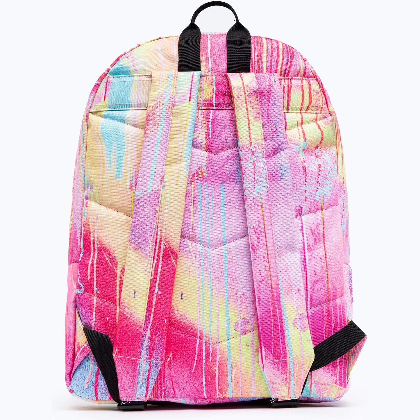 Hype Unisex Pink Spray Drips Crest Backpack Pink