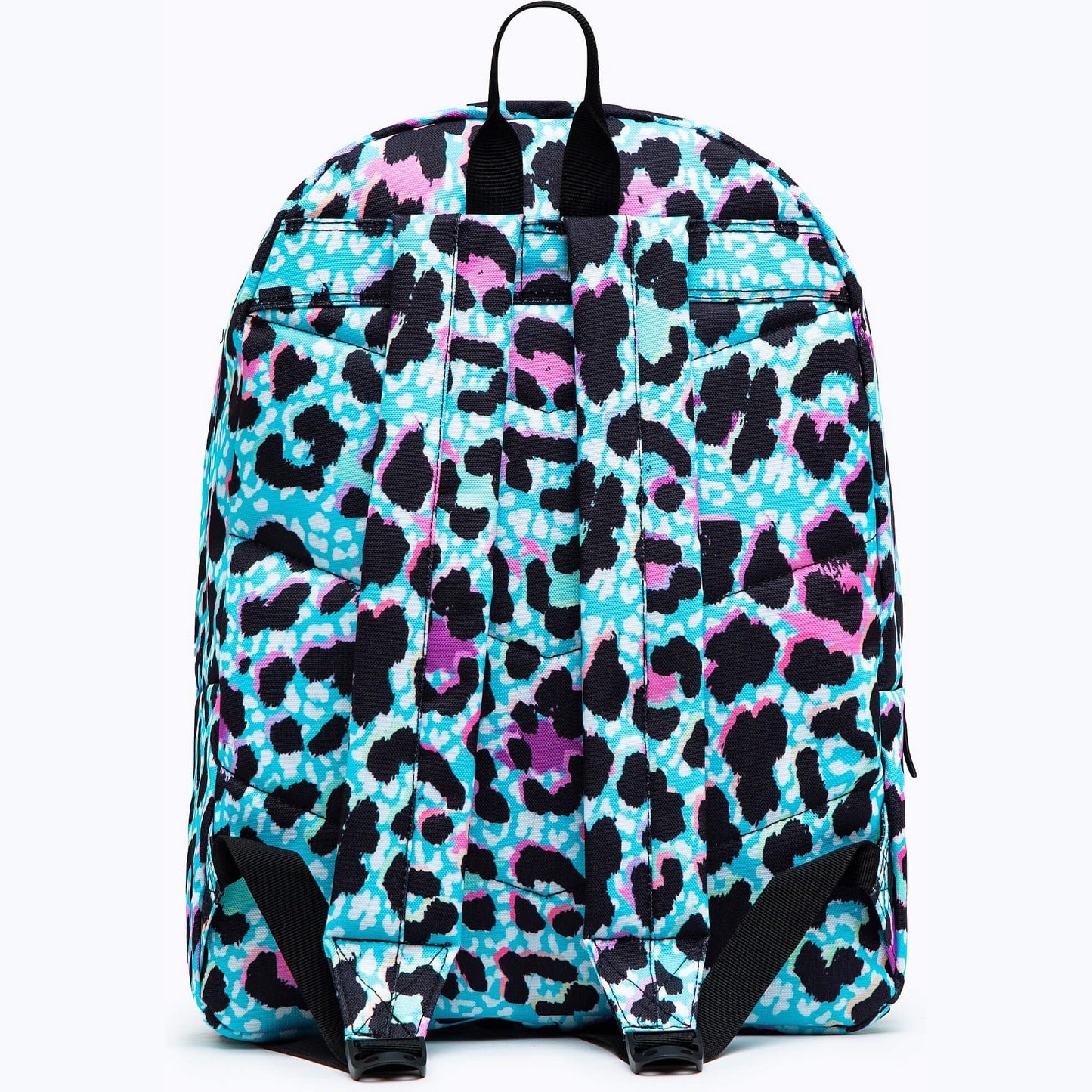 Hype Unisex Blue Ice Leopard Crest Backpack Blue