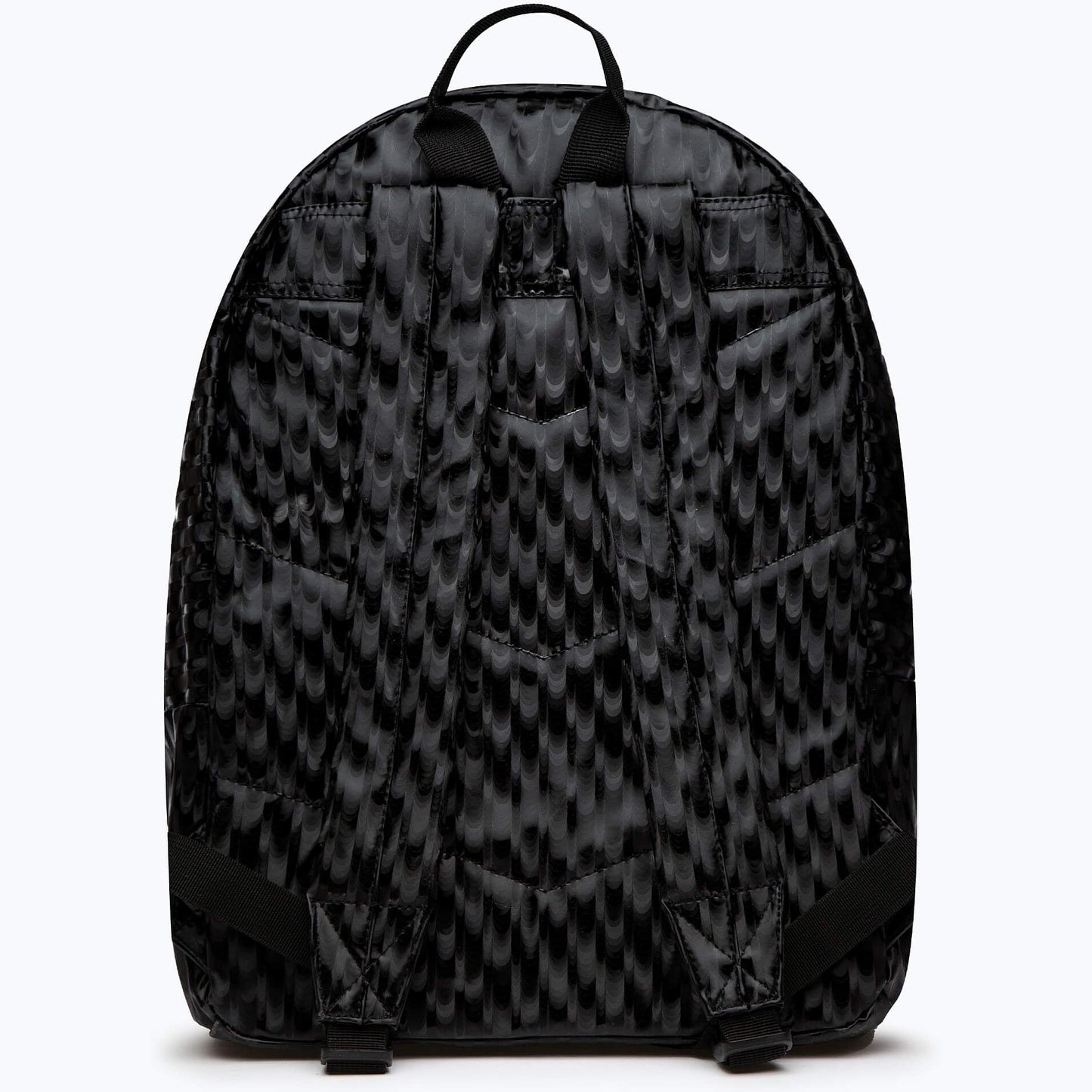 Hype Unisex Black Steel Crest Backpack Black
