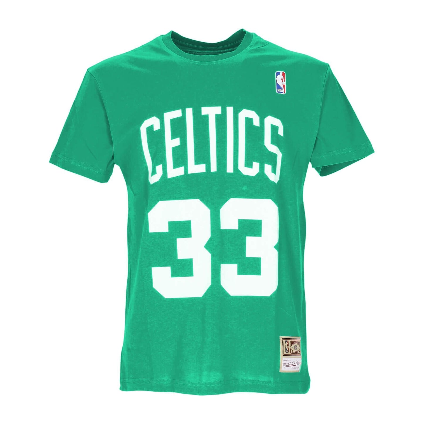 MITCHELL & NESS NBA TRADITIONAL TEE BOSTON CELTICS / LARRY BIRD No. 33 - KELLY GREEN