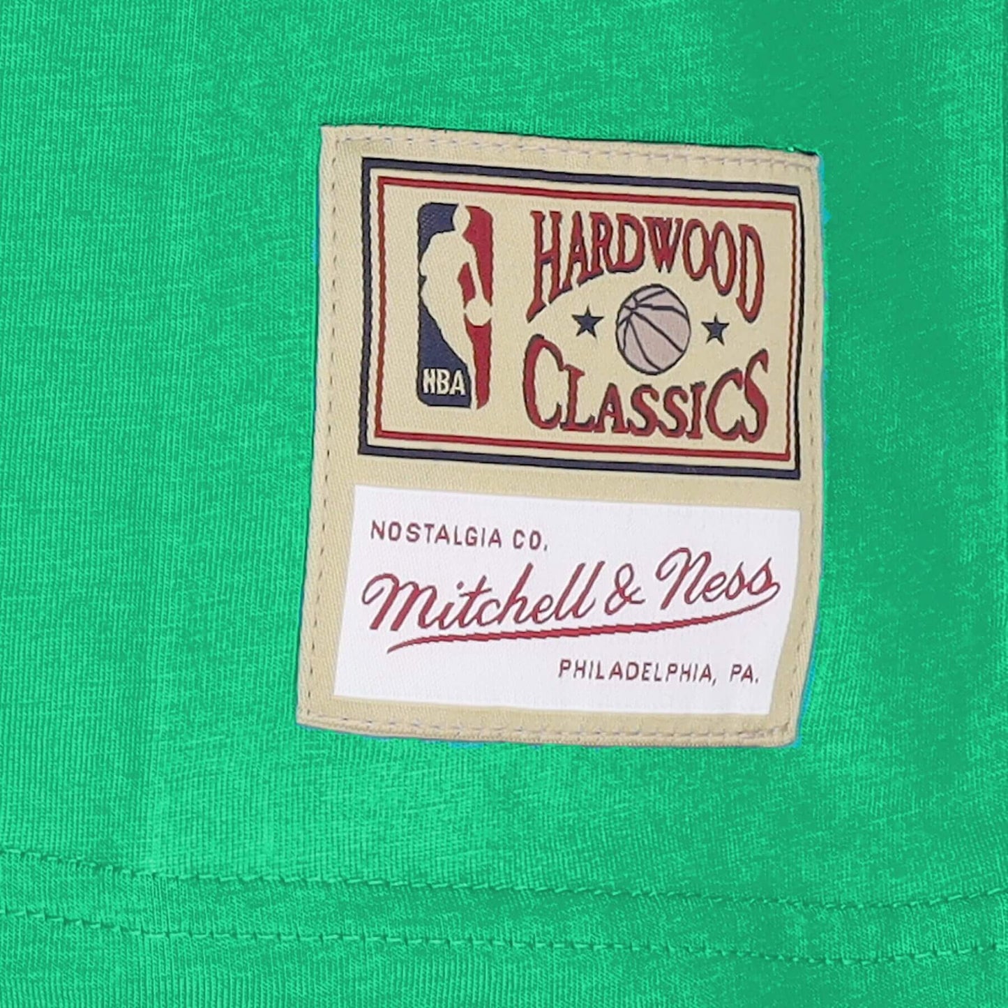 MITCHELL & NESS NBA TRADITIONAL TEE BOSTON CELTICS / LARRY BIRD No. 33 - KELLY GREEN