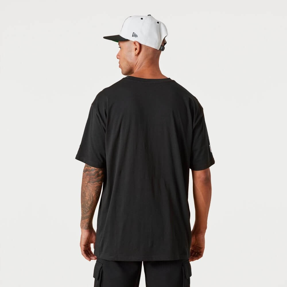 NEW ERA tričko NFL Left chest tm logo os tee LAS VEGAS RAIDERS Black