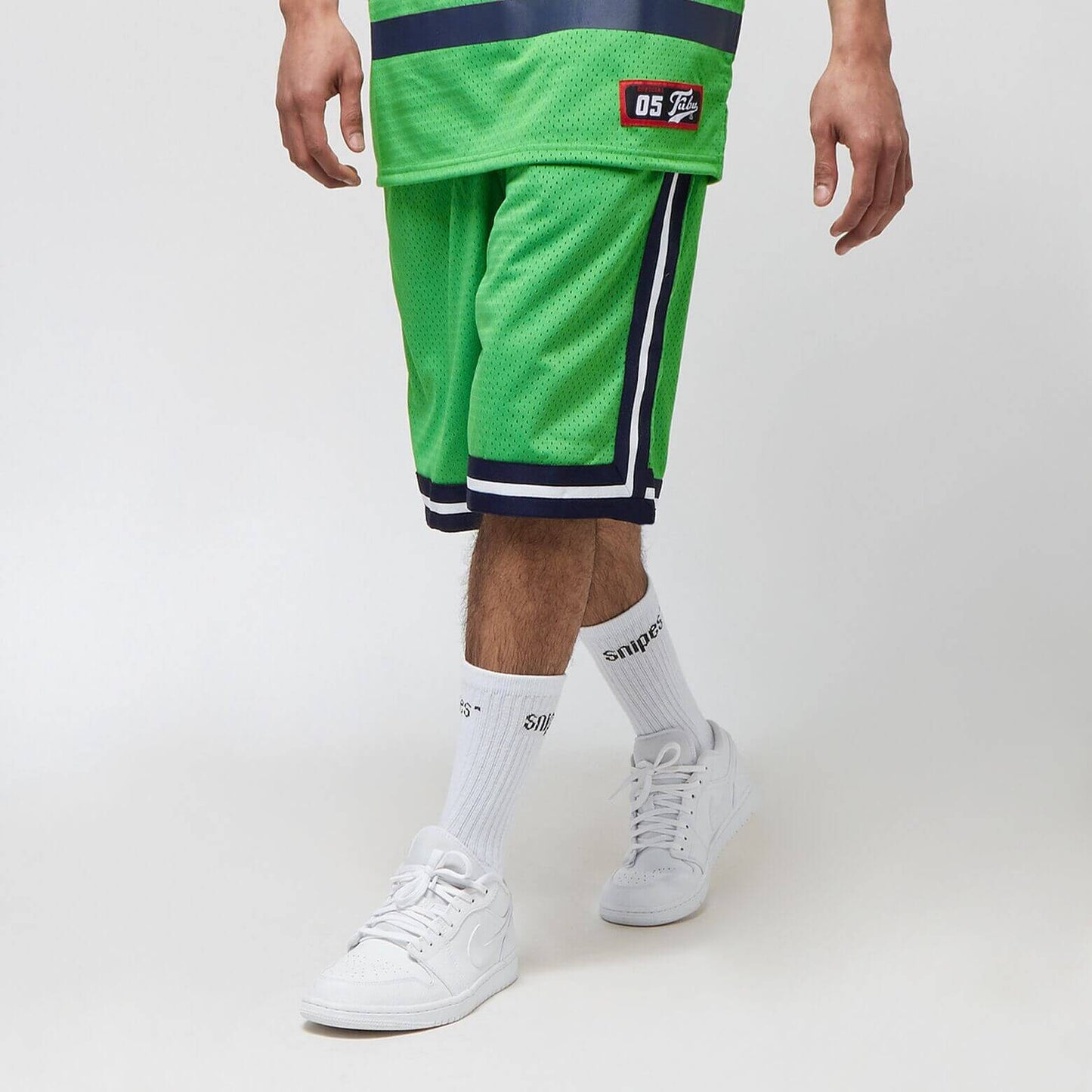 FUBU Corporate Mesh Shorts green/navy