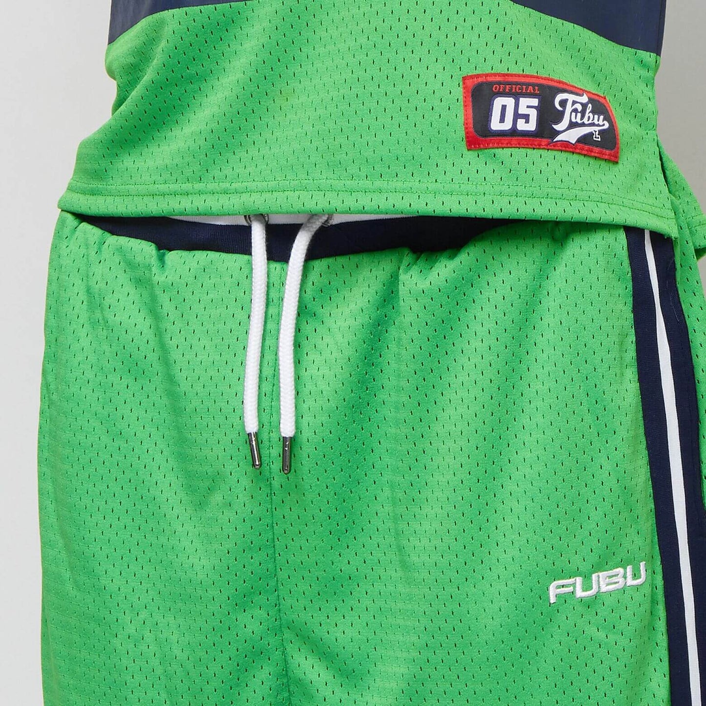 FUBU Corporate Mesh Shorts green/navy