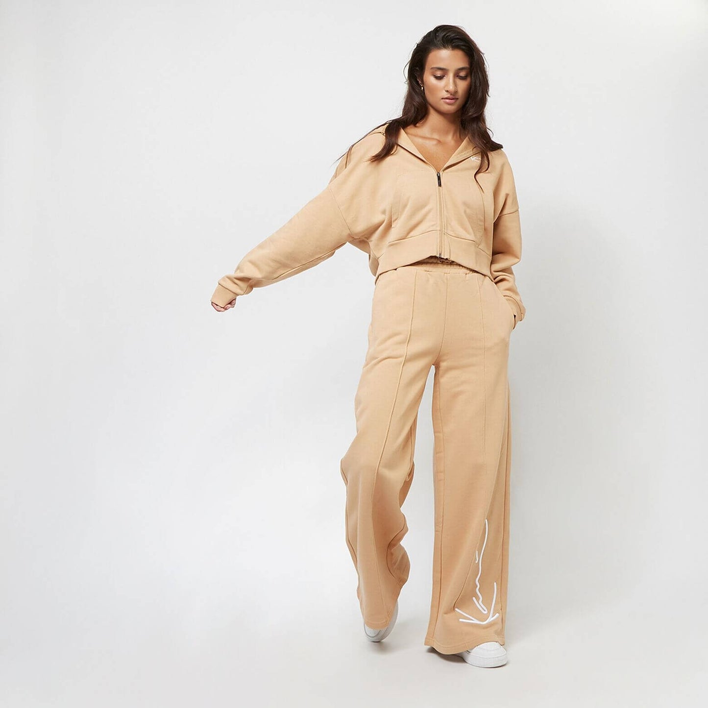 Karl Kani KK Signature Pintuck Wide Leg Sweat