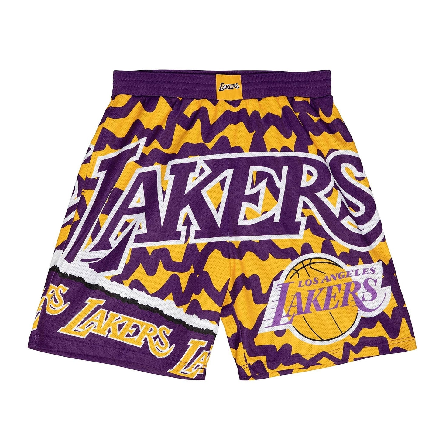 Mitchell & Ness NBA JUMBOTRON 2.0 SUBLIMATED SHORTS LOS ANGELES LAKERS PURPLE / GOLD