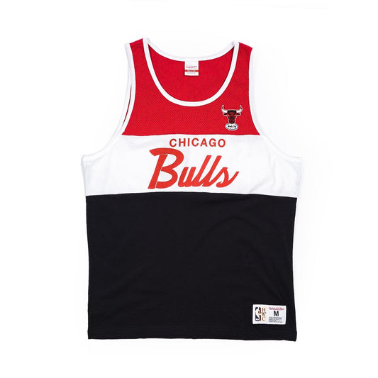 Mitchell & Ness NBA Cotton Tank Top CHICAGO BULLS BLACK
