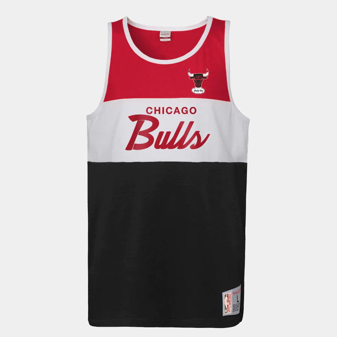 Mitchell & Ness NBA Cotton Tank Top CHICAGO BULLS BLACK