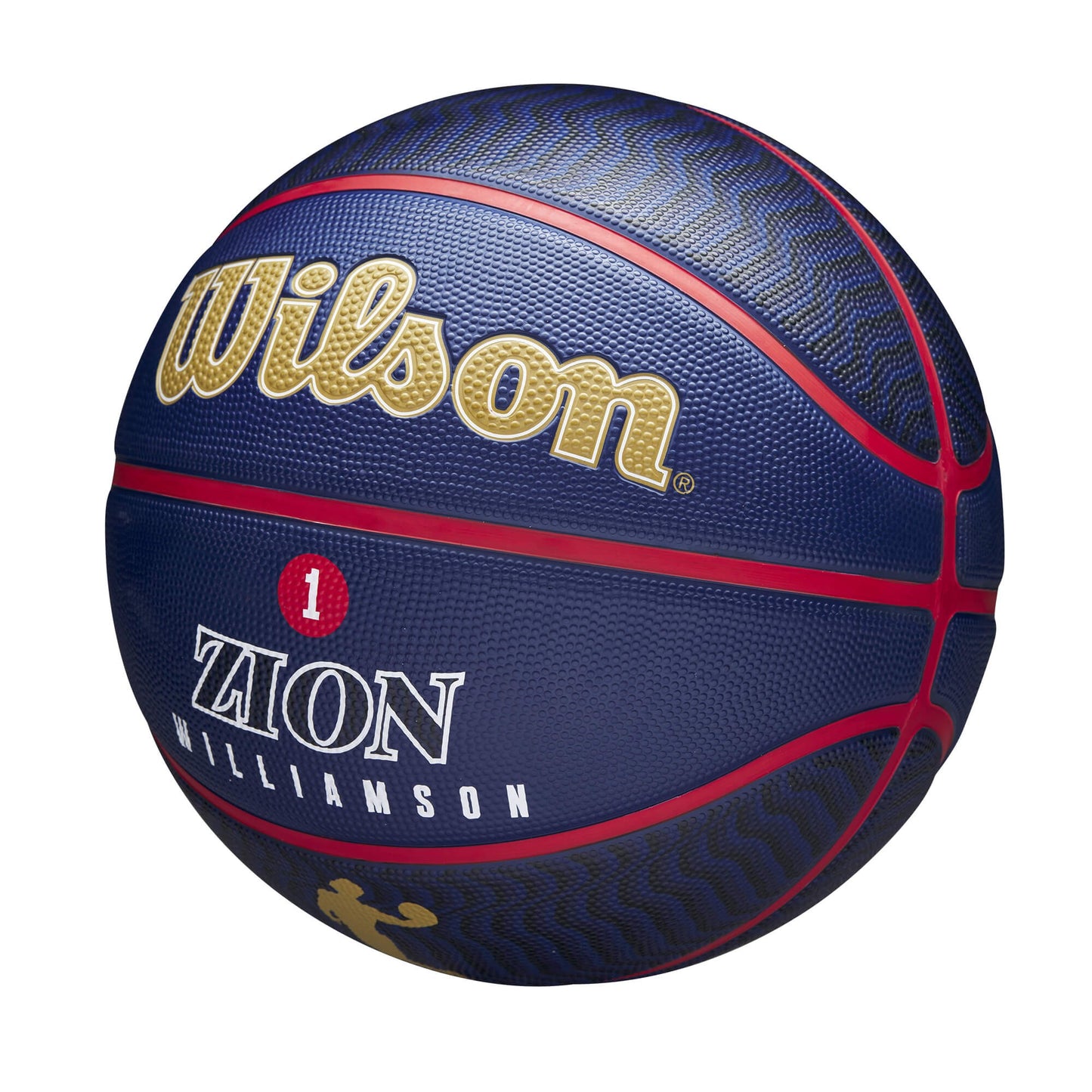 WILSON NBA PLAYER ICON OUTDOOR BSKT ZION Navy (sz. 7)