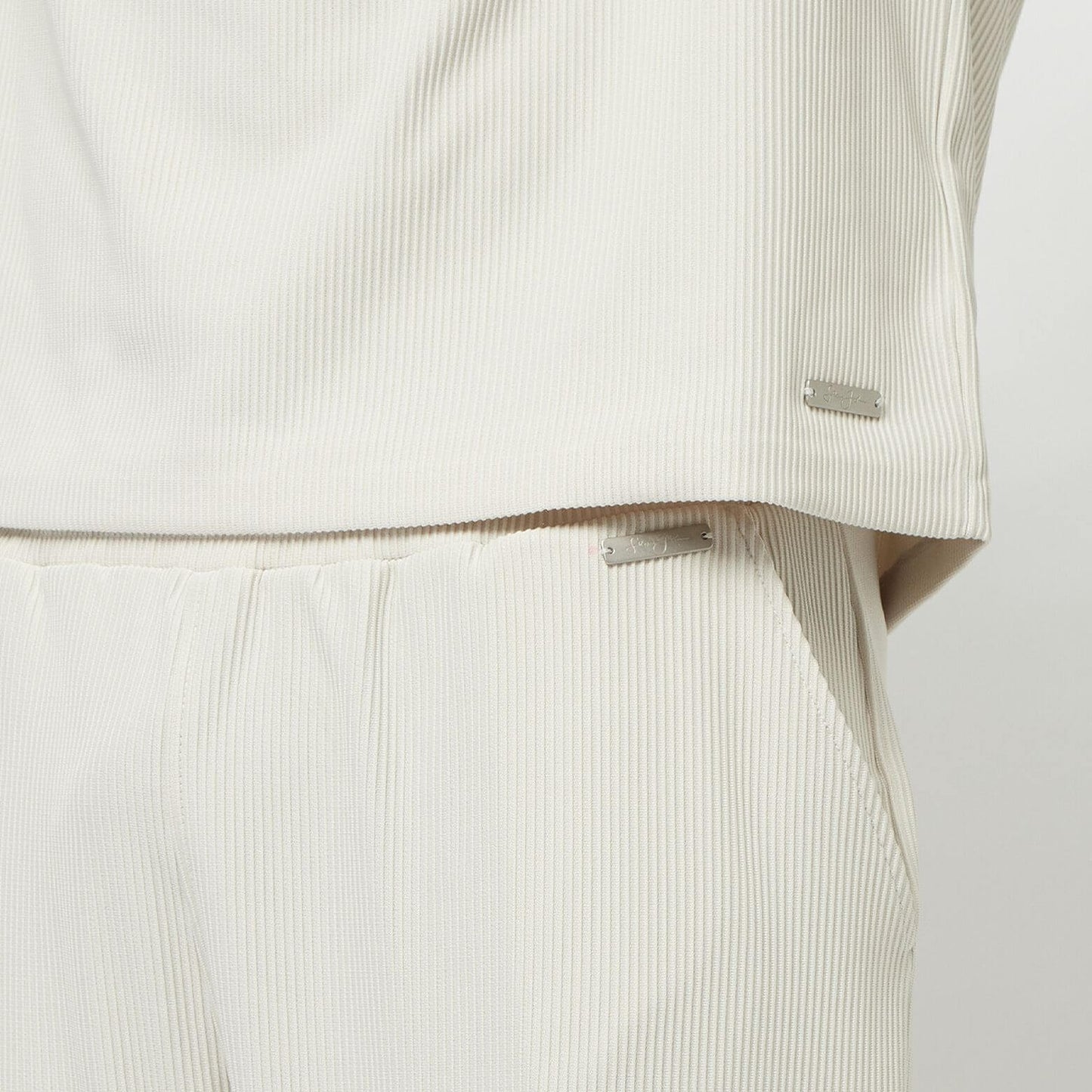 Tepláky Sean John Metall Logo Plissee Pants šedé