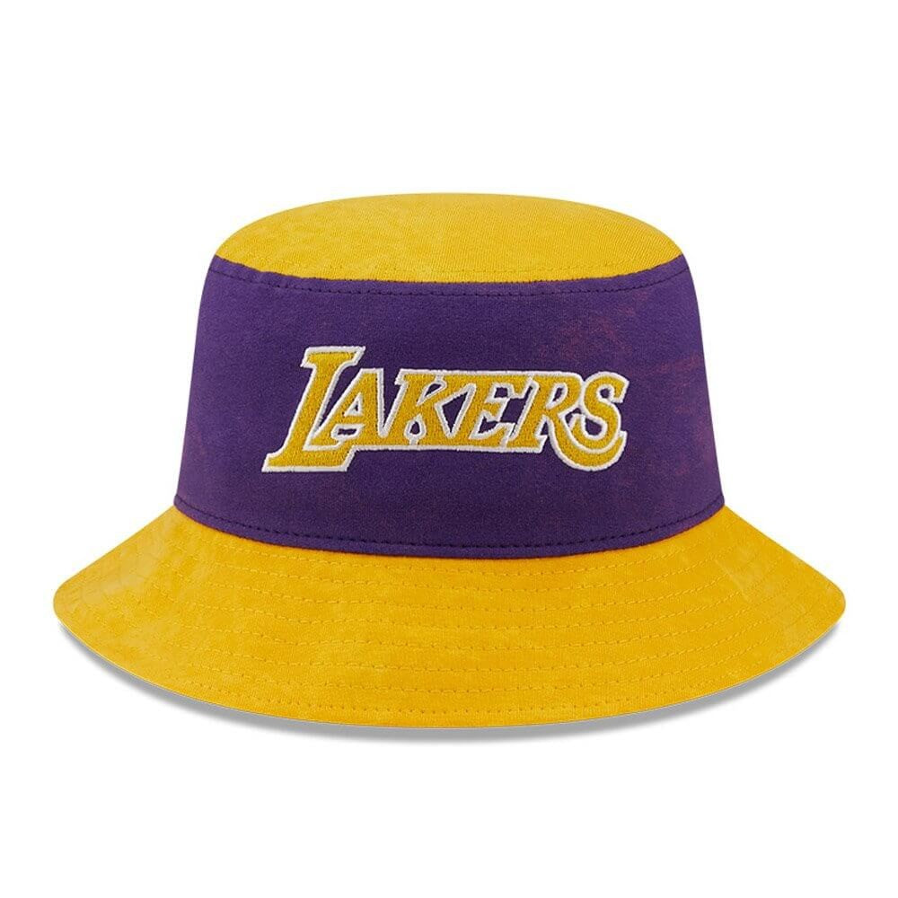 NEW ERA klobúk NBA Washed pack tapered bucket LOS ANGELES LAKERS Yellow/Purple
