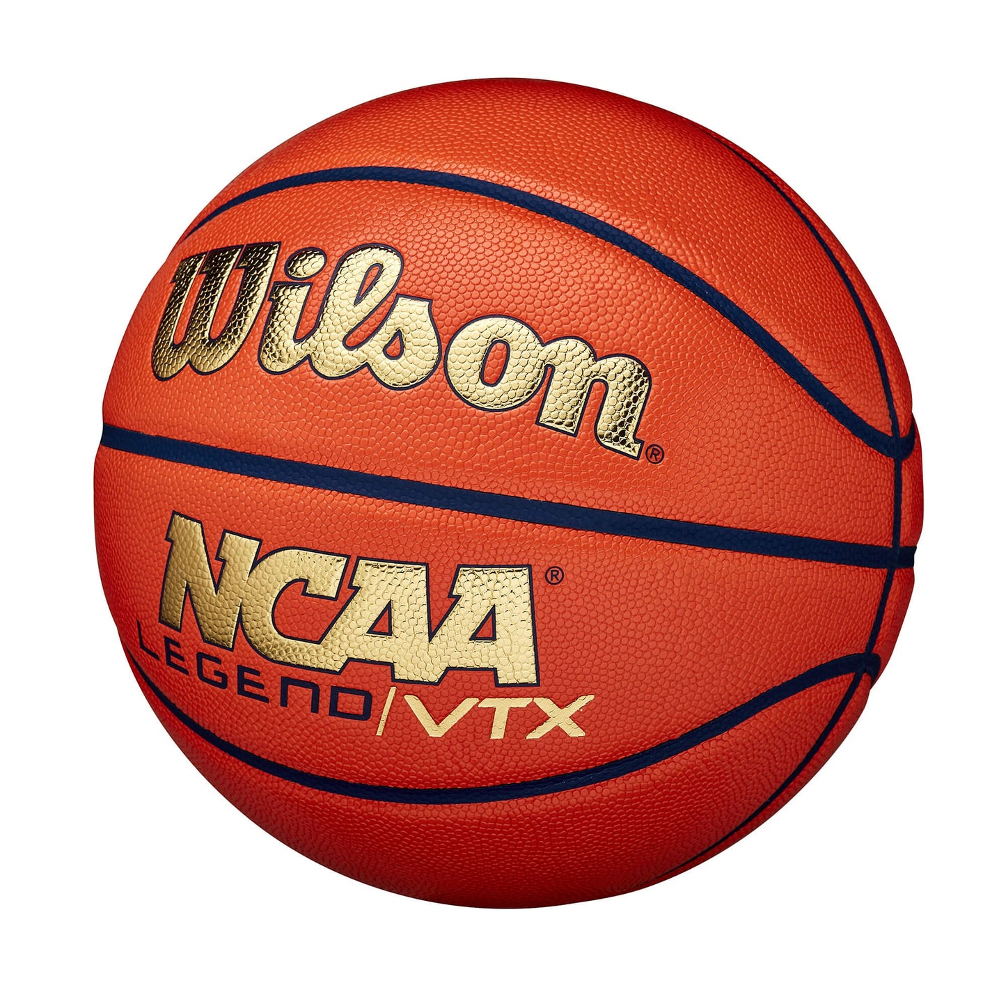 Wilson NCAA LEGEND VTX BSKT Orange/Gold (sz. 7)