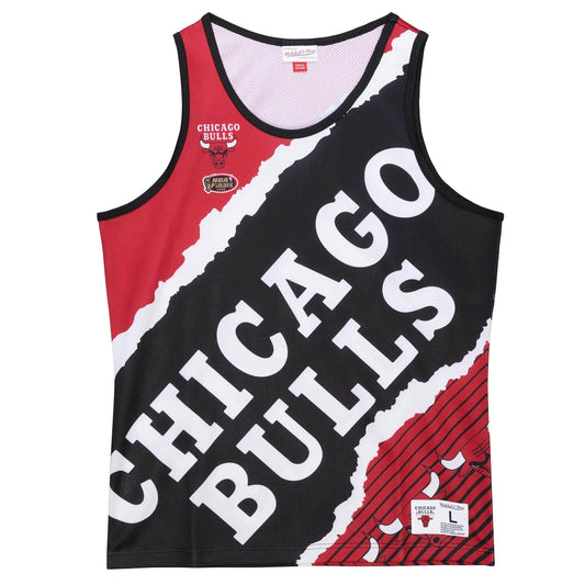 Tielko Mitchell & Ness NBA Jumbotron 2.0 Sublimated Tank CHICAGO BULLS čierno/červené