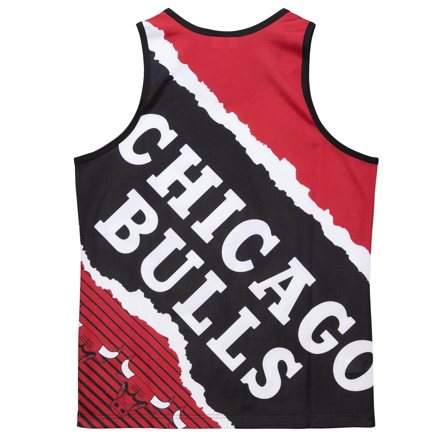 Mitchell & Ness NBA Jumbotron 2.0 Sublimated Tank CHICAGO BULLS BLACK / RED