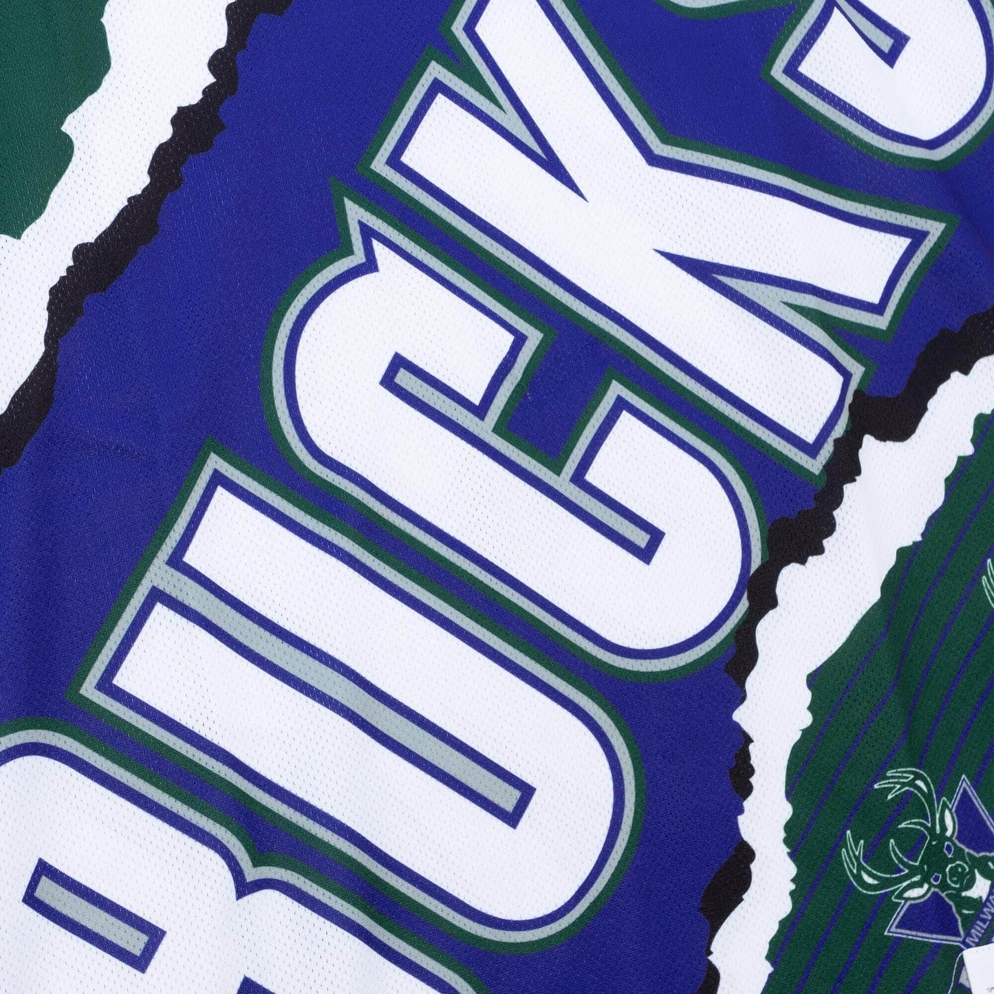 Tielko Mitchell & Ness NBA Jumbotron 2.0 Sublimated Tank MILWAUKEE BUCKS zeleno-fialové