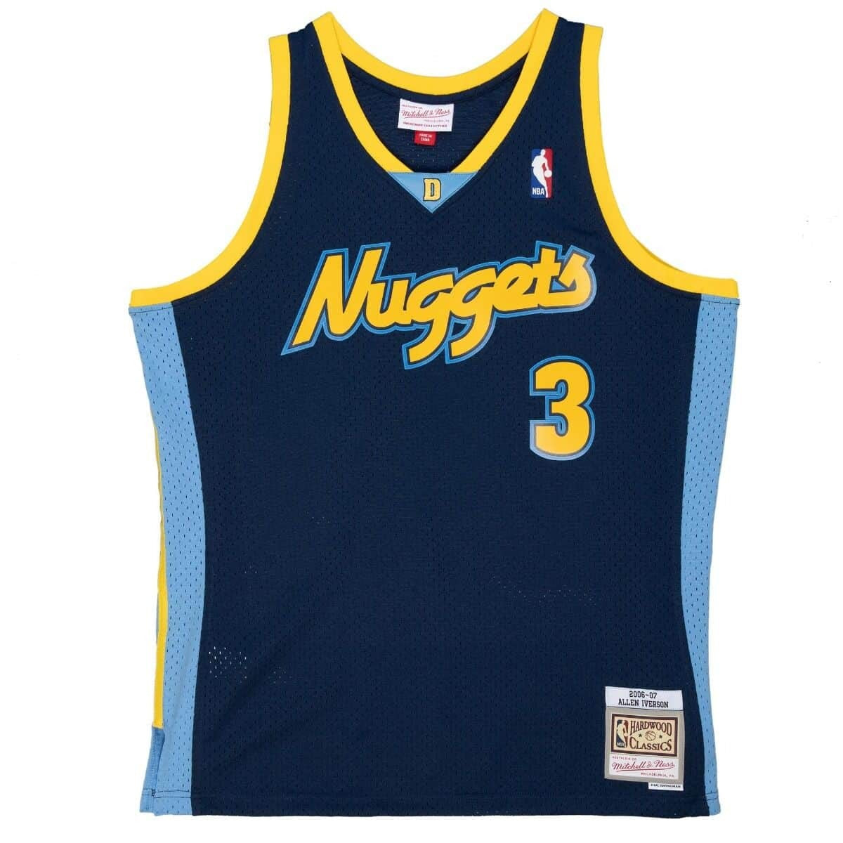 Mitchell & Ness NBA Alt. Jersey DENVER NUGGETS ALLEN IVERSON ASTROS BLUE