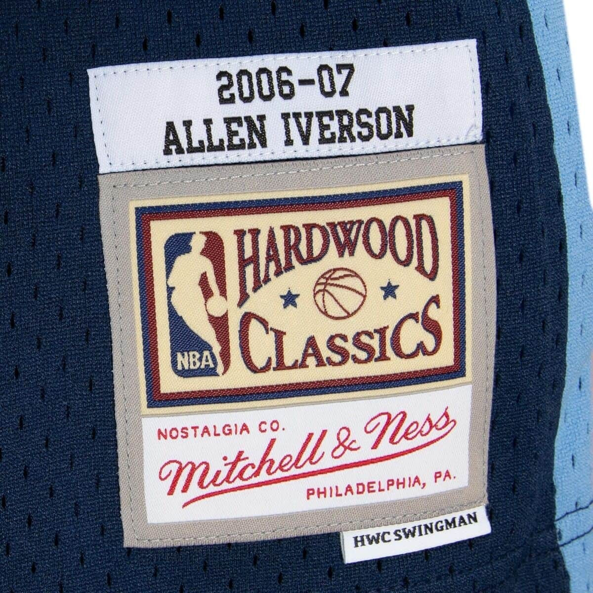 Mitchell & Ness NBA Alt. Jersey DENVER NUGGETS ALLEN IVERSON ASTROS BLUE