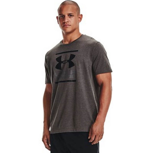 Under Armour Men's UA GL Foundation Short Sleeve T-Shirt Charcoal Medium Heather / Graphite