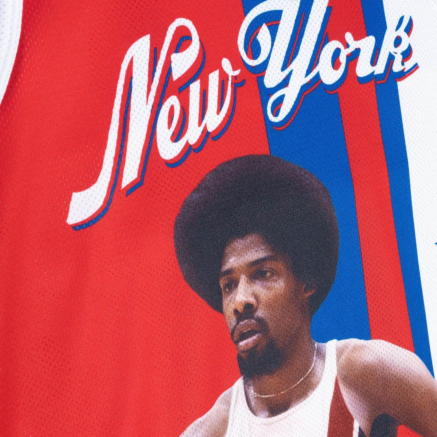 Tielko Mitchell & Ness NBA Sublimated Player Tank Julius Erving New York Nets modro-červené