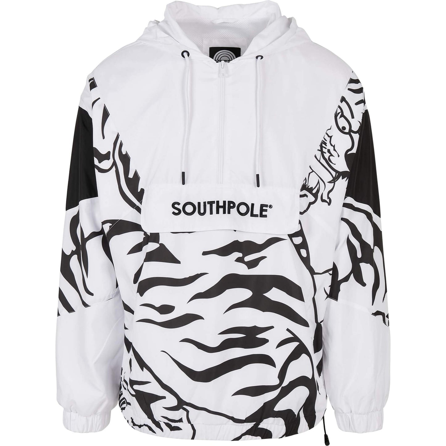 Southpole Tiger Windbreaker white/black