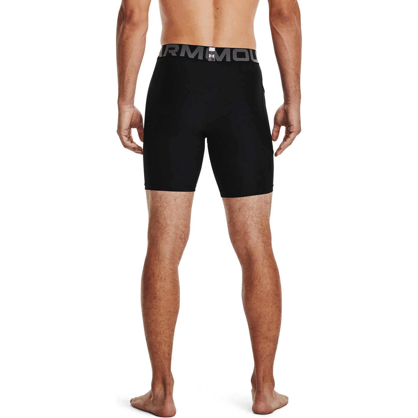 Under Armour Men's HeatGear® Armour Compression Shorts Black / White
