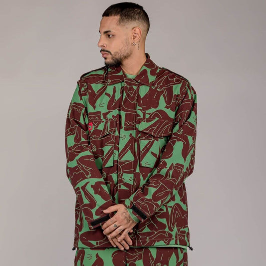 Grimey Wear Lust Mantra Track Jacket Green