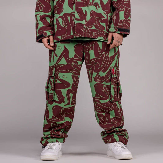 Grimey Wear Lust Mantra Track Pants Green