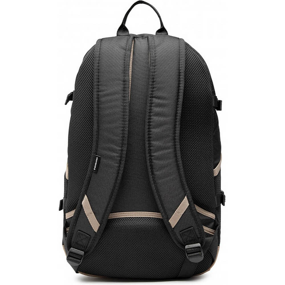 Converse Straight Edge Backpack Large L Black/Sandalwood/White