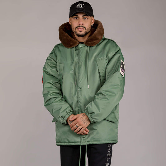 Zimná bunda Grimey Wear Pasion Gamberra  Parka Green zelená