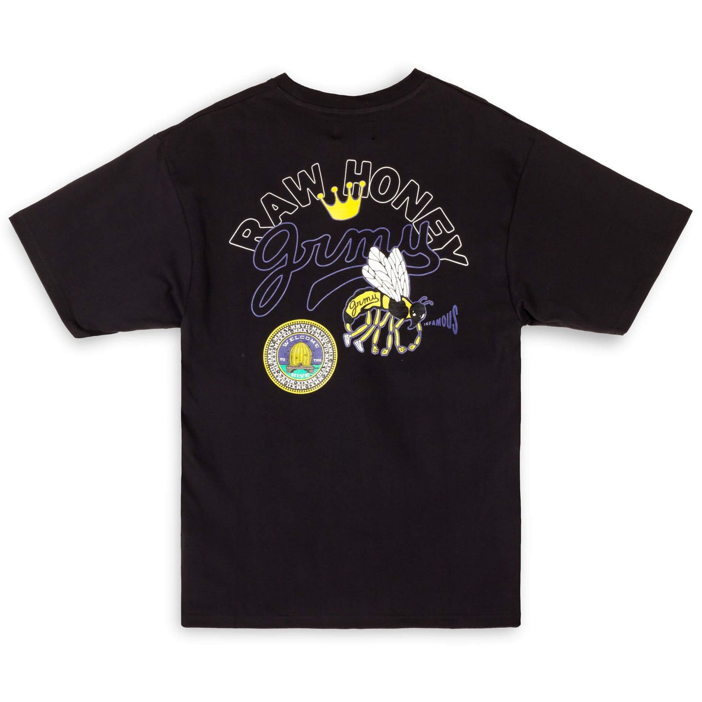 Grimey Wear Hive Heavyweight Tee Black