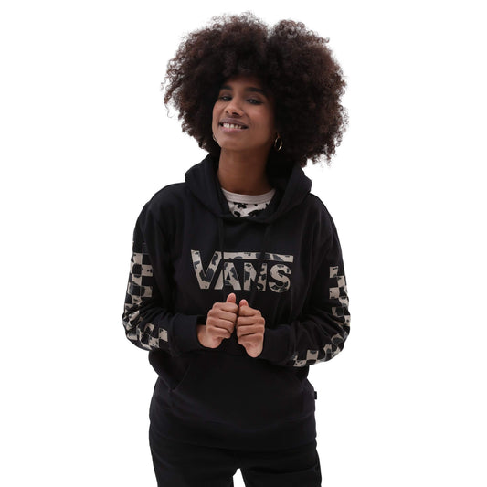 Vans Dotty Check Pullover Hoodie Dotty Animal Black