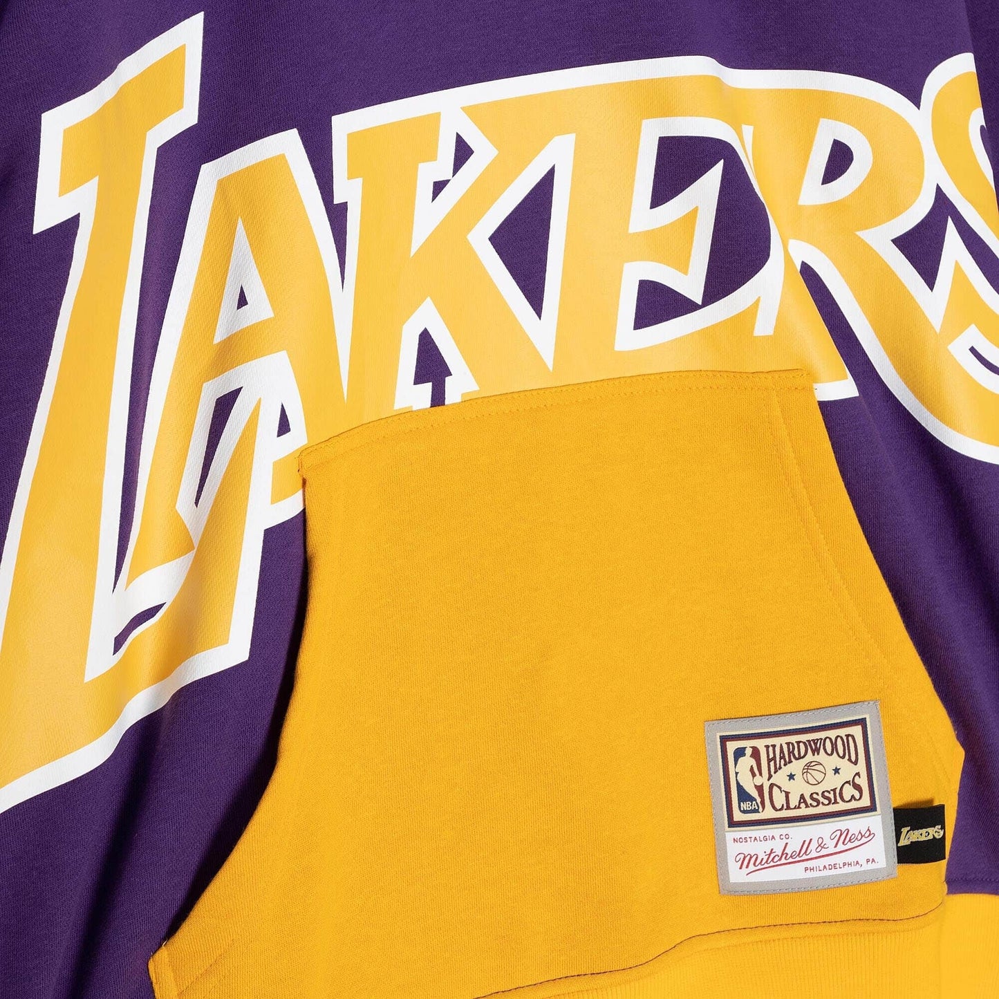 Mitchell & Ness NBA BIG FACE HOODY 5.0 LOS ANGELES LAKERS Purple