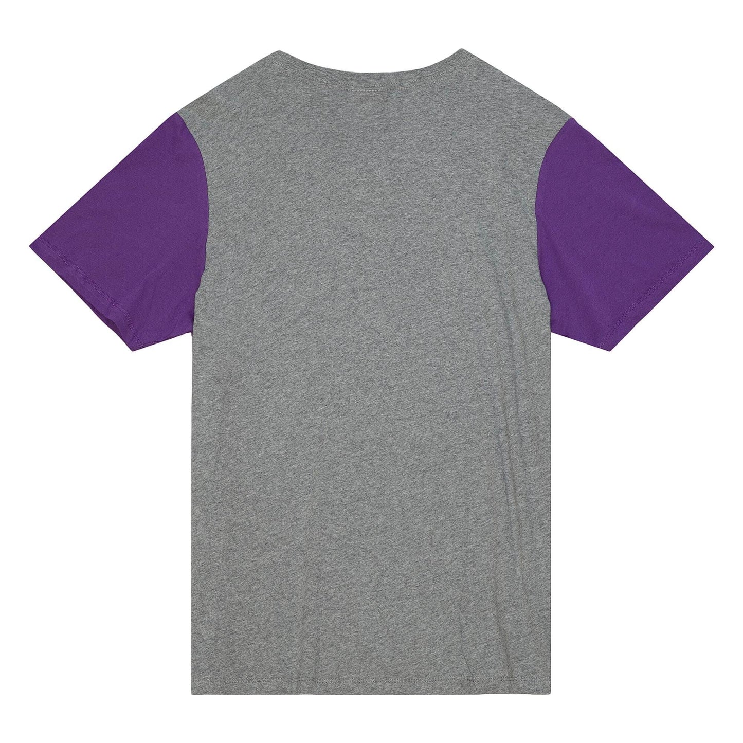 Mitchell & Ness NBA Color blocked S/S Tee LOS ANGELES LAKERS Grey Heather