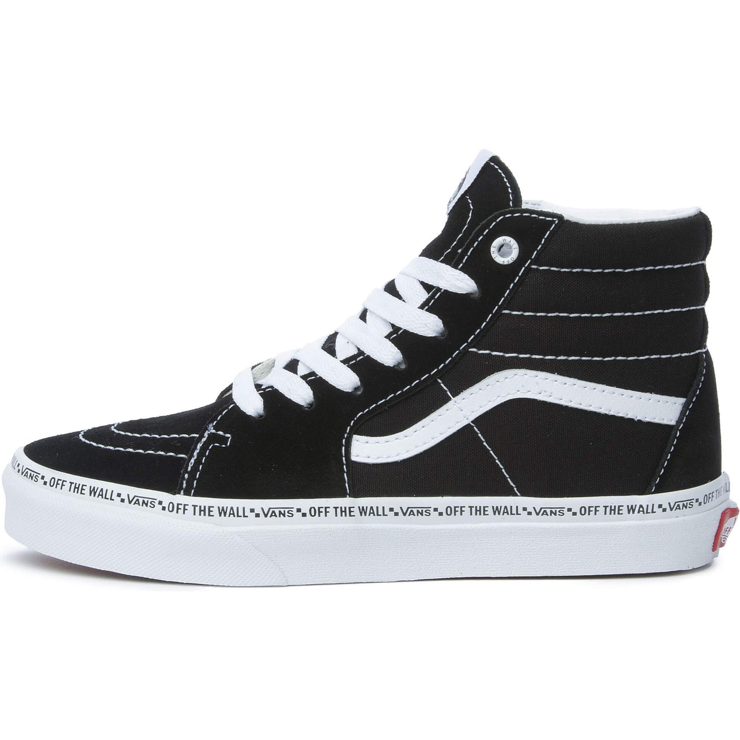 Tenisky Vans JN SK8-Hi MINI VANS BLACK/TRUE WHITE (8-14+ YEARS)